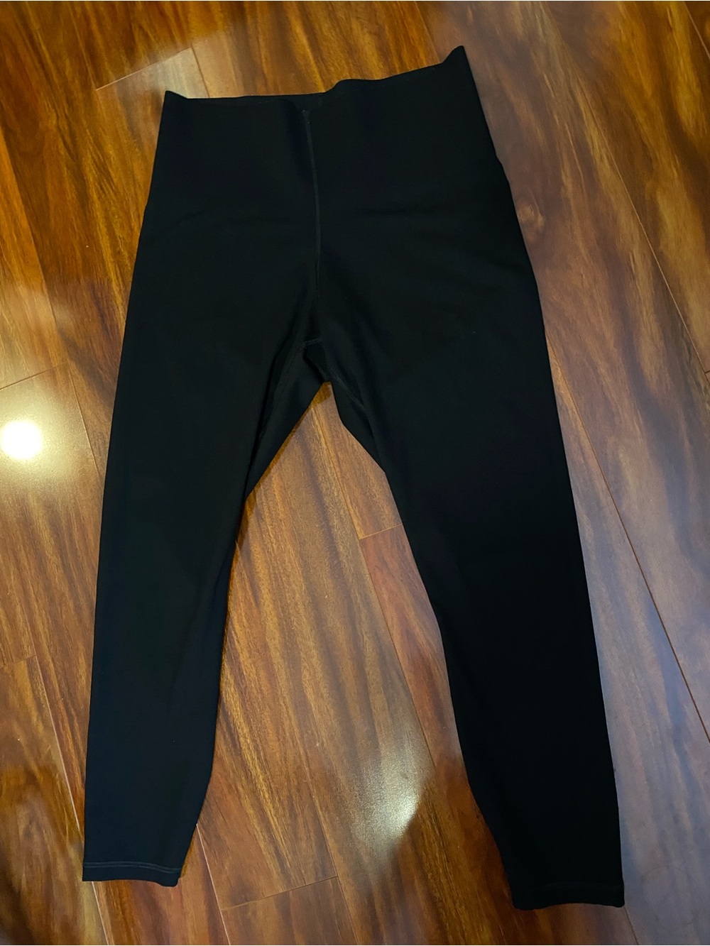 Everlane Black crop High waisted Yoga sporty Leggings size Large
